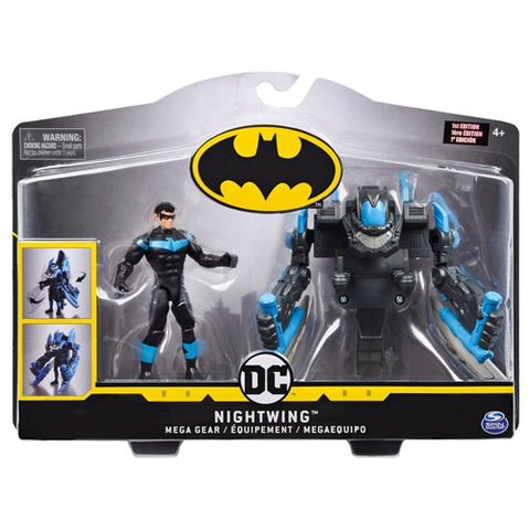 Spin Master - Figurina Nightwing cu Mega Accesorii pentru Lupta 10 cm