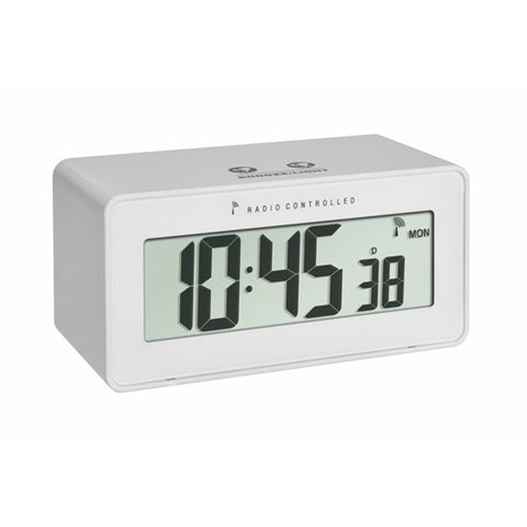 Termometru si higrometru cu ceas si ecran LCD iluminat 60.2544.02