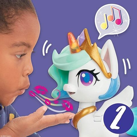 MLP PONEI CELESTIA MAGICAL KISS UNICORN