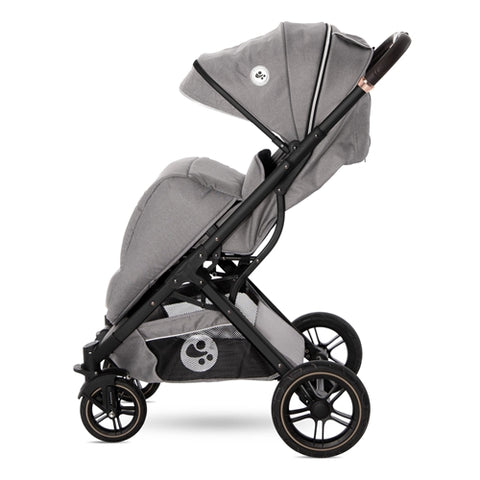 Carucior pentru nou-nascut Storm, pana la 22 kg, cadru aluminiu, Opaline Grey