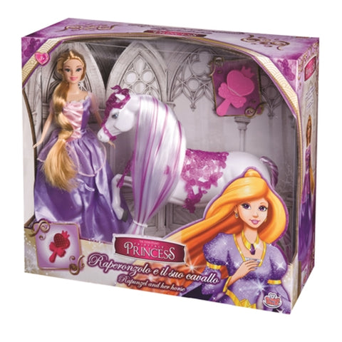 Princess, Papusa Rapunzel de 30 cm si calutul ei, GG02952E