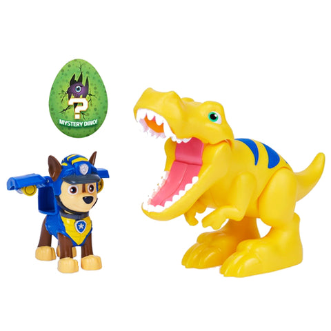 Spin Master - Set Figurina Patrula Catelusilor Chase si Dinozaurul T-Rex