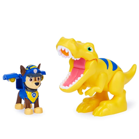 Spin Master - Set Figurina Patrula Catelusilor Chase si Dinozaurul T-Rex