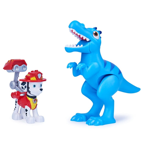Spin Master - Set Figurina Patrula Catelusilor Marshall si Dinozaur Velociptor