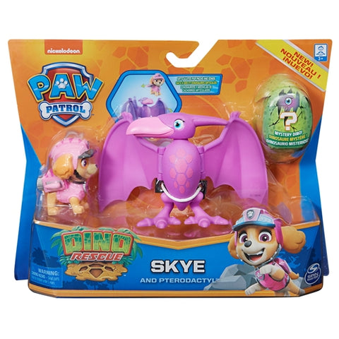 Spin Master- Set Figurina Patrula Catelusilor Skye si Dinozaur Pterozaur