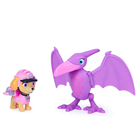 Spin Master- Set Figurina Patrula Catelusilor Skye si Dinozaur Pterozaur