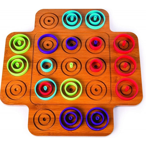 Spin Master - Joc din Lemn Marbles Otrio Deluxe Edition