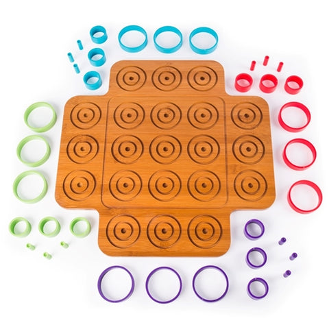 Spin Master - Joc din Lemn Marbles Otrio Deluxe Edition