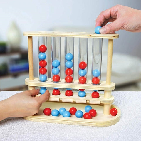 Spin Master - Joc din Lemn Marble Newton 5 in Linie