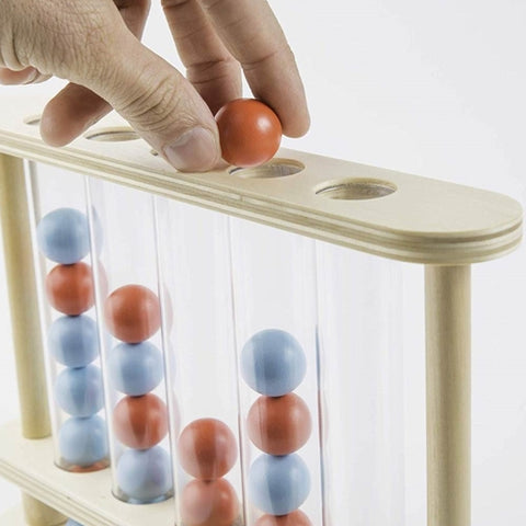 Spin Master - Joc din Lemn Marble Newton 5 in Linie