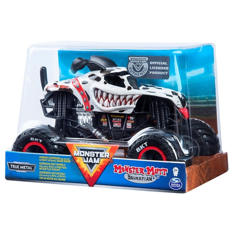 Spin Master - Masinuta Metalica Monster Jam Dalmatianul Mutt Scara 1:24