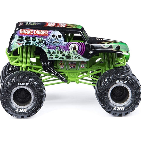 Spin Master - Masinuta Metalica Monster Jam Grave Digger Scara1:24