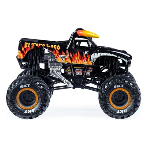 Spin Master - Masinuta Metalica Monster Jam El Toro Loco Scara 1:24