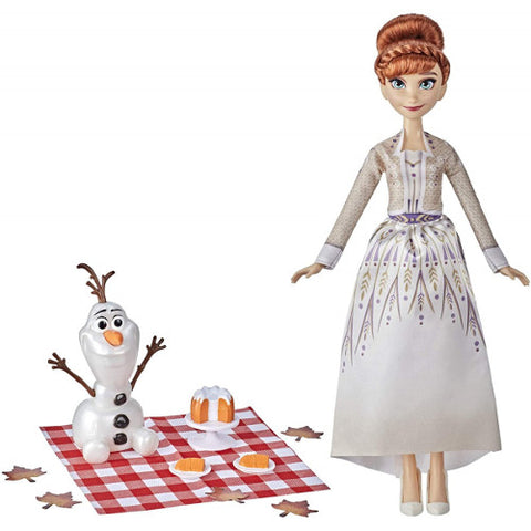 Hasbro - Set Papusa Anna si Olaf Toamna Frozen 2