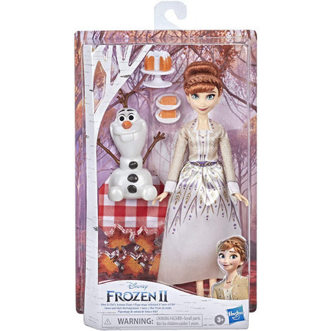 Hasbro - Set Papusa Anna si Olaf Toamna Frozen 2