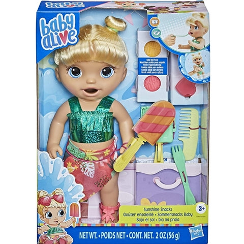 Spin Master - Papusa Bebelus Baby Alive Sunshine Snack