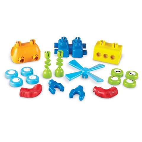 Learning Resources - Set de Construit Robotel Colorat 1, 2, 3