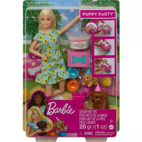 Barbie - Set Papusa Barbie cu Accesorii by Mattel Puppy Party