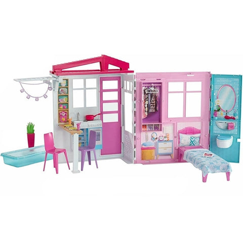 Barbie - Casuta pentru Papusi Barbie cu Accesorii by Mattel