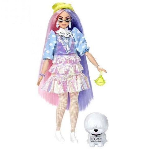 Barbie - Papusa Babrie cu Figurina si Accesorii Style Beanie by Mattel Extra GVR05