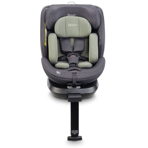 BabyGo - Scaun auto rotativ cu isofix, MOVE360 Green, 40-150 cm, certificat R129