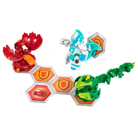 Spin Master - Set Bakugan S3 Starter Demorc Ultra, Crustillion si Pincitaur