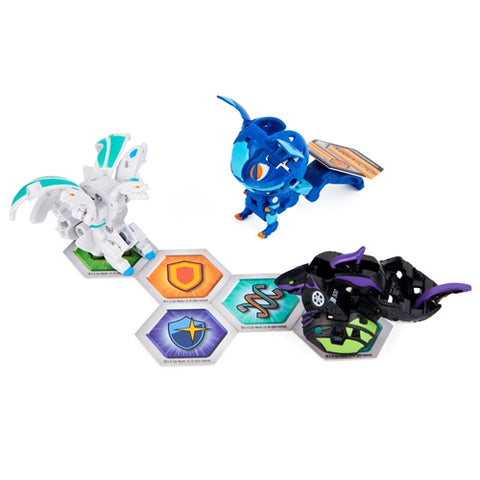 Spin Master - Set Bakugan S3 Starter Ferascal Ultra, Nillious si Sharktar