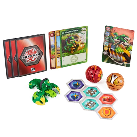 Spin Master - Set Bakugan S3 Starter Pincitaur Ultra, Spartillion si Ferascal