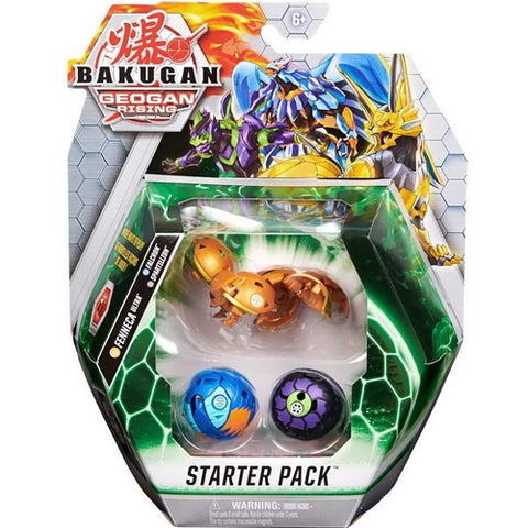 Spin Master - Set Bakugan S3 Starter Fenneca Ultra, Spartillion si Falcron