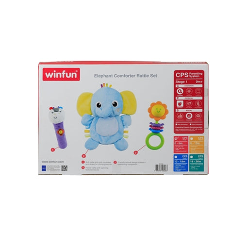 Set 3 jucarii zornaitoare pentru bebelusi, Winfun, 3026