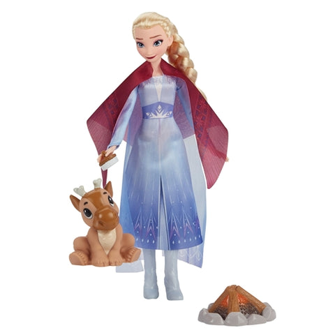 Hasbro - Papusa Frozen 2 Elsa Foc de Tabara