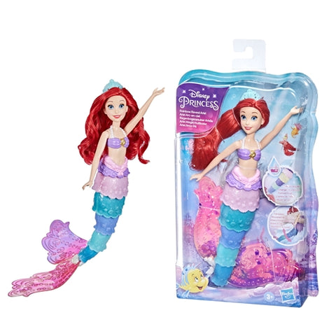 Hasbro - Papusa Printesa Ariel Dezvaluie Curcubeul