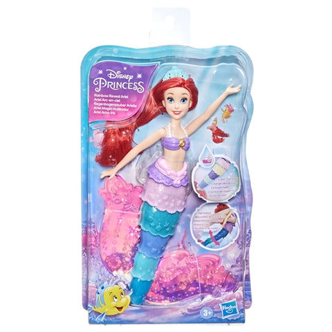 Hasbro - Papusa Printesa Ariel Dezvaluie Curcubeul