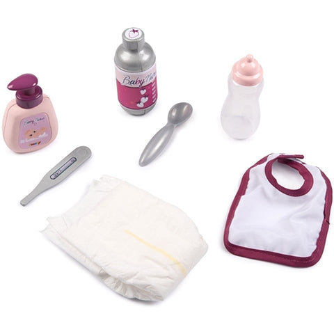 Smoby - Gentuta de Infasat pentru Papusi cu Accesorii Baby Nurse Changing Bag