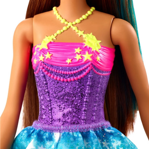 Mattel - Papusa Barbie Dreamtopia Printesa cu Coronita Galbena