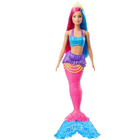 Mattel - Papusa Barbie Dreamtopia Sirena cu Coronita Verde
