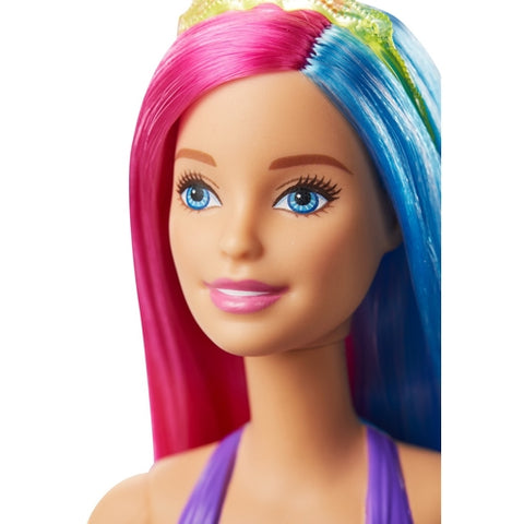 Mattel - Papusa Barbie Dreamtopia Sirena cu Coronita Verde