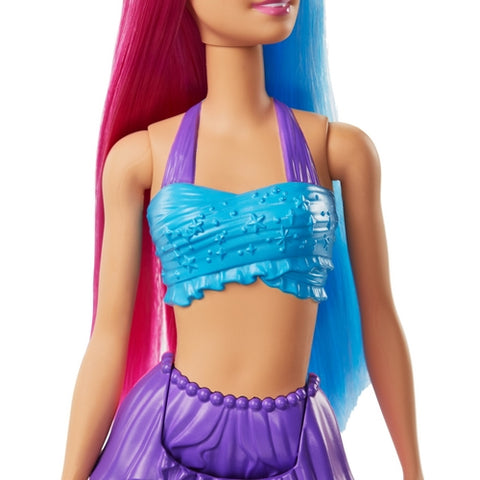 Mattel - Papusa Barbie Dreamtopia Sirena cu Coronita Verde