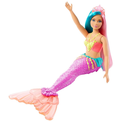Mattel - Papusa Barbie Dreamtopia Sirena cu Coronita Roz Deschis