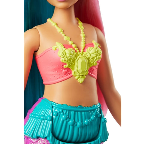 Mattel - Papusa Barbie Dreamtopia Sirena cu Coronita Roz Deschis