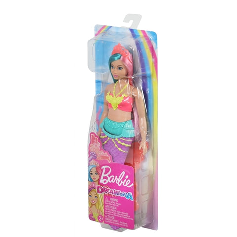 Mattel - Papusa Barbie Dreamtopia Sirena cu Coronita Roz Deschis