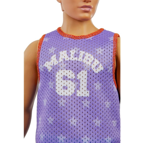 Mattel - Papusa Barbie Fashionistas Baiat cu Maieu Malibu Violet