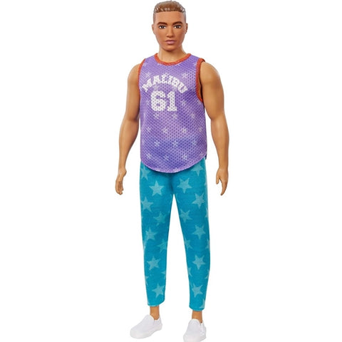 Mattel - Papusa Barbie Fashionistas Baiat cu Maieu Malibu Violet