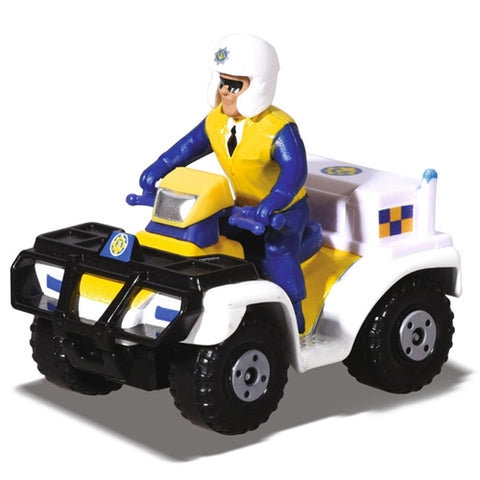 Dickie Toys - Pista de Masini Sam Fire Rescue Team cu 3 Masinute, 1 Elicopter si 2 Figurine