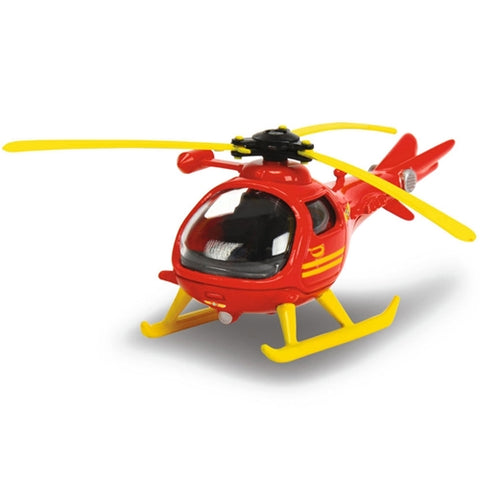 Dickie Toys - Pista de Masini Sam Fire Rescue Team cu 3 Masinute, 1 Elicopter si 2 Figurine