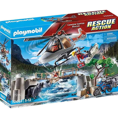 Playmobil - Set de Constructie Operatiune de Salvare din Canion