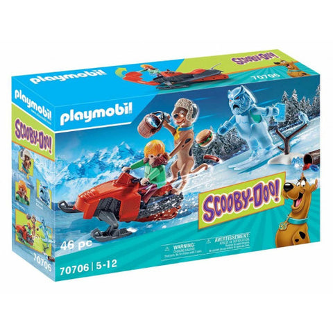 Playmobil - Set de Constructie Scooby-Doo Aventuri cu Fantoma Zapezii