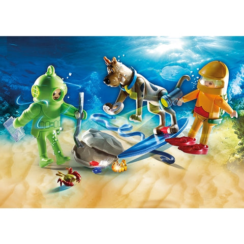 Playmobil - Set de Constructie Scooby-Doo Aventuri cu Fantoma Scafandru