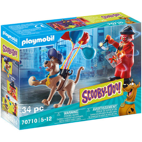 Playmobil - Set de Constructie Scooby-Doo Aventuri cu Fantoma Clovn