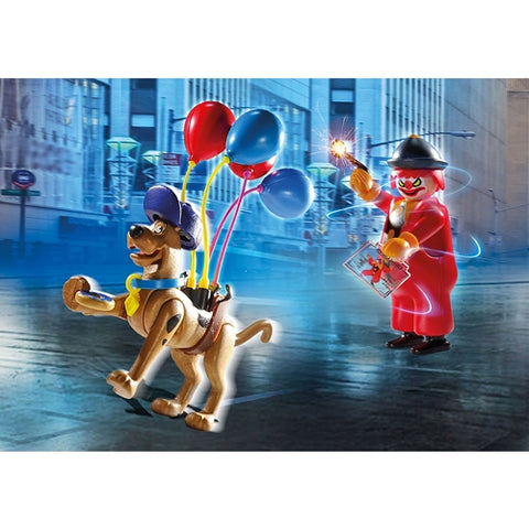 Playmobil - Set de Constructie Scooby-Doo Aventuri cu Fantoma Clovn